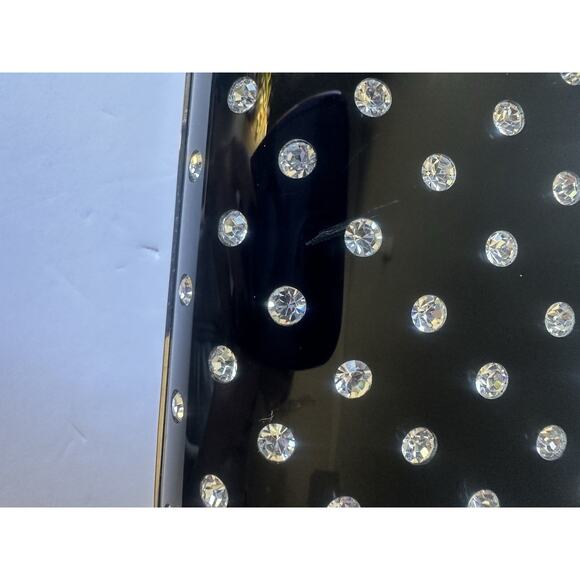 Jimmy Choo Plastic Rhinestone Pink Crystal Black clutch Bag - Picture 5 of 16